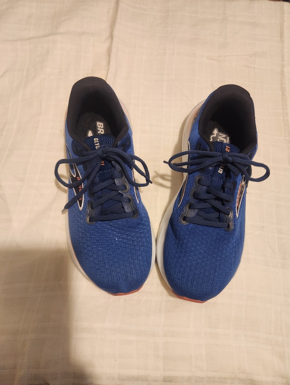Brooks Royal Blue Athletic Running Shoes